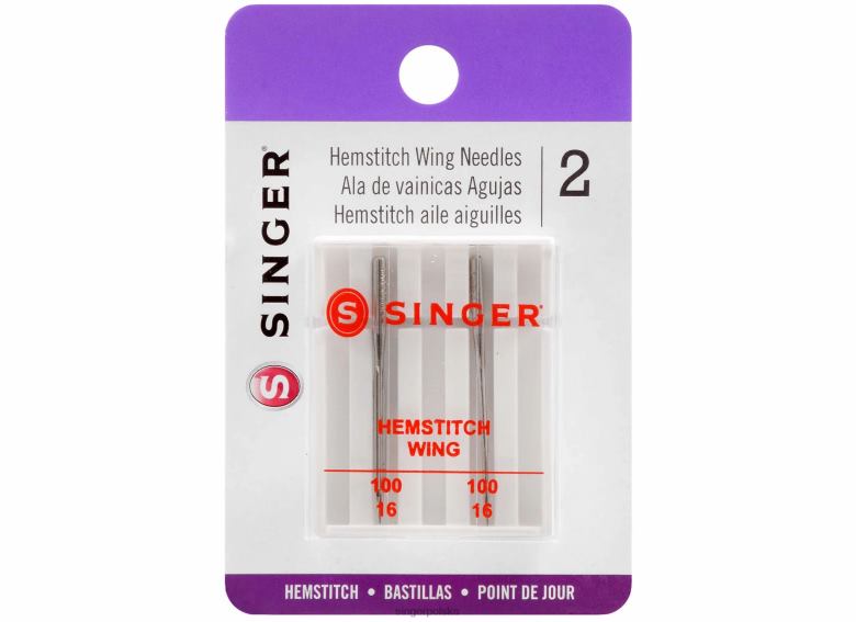 SINGER Akcesoria Igły skrzydełkowe do mereżki w rozmiarze 100/16 FZHB119 - Image 1